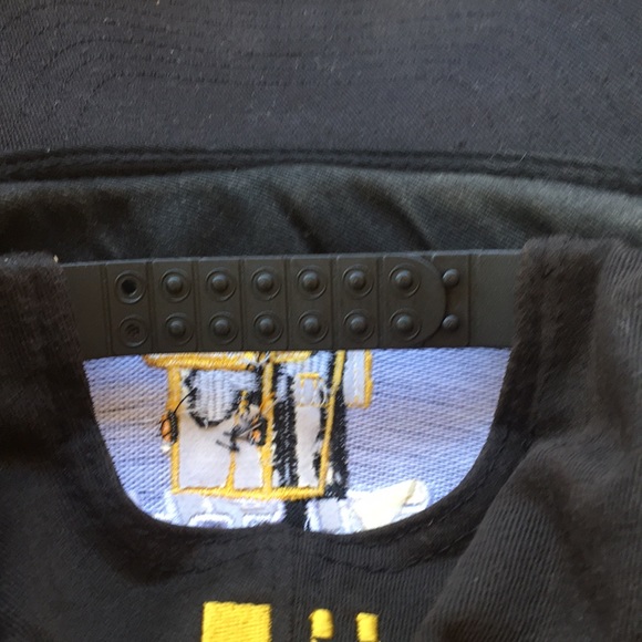 Hyster forklifts hat 6 panel faded Black SnapBack baseball style cap - Picture 4 of 12